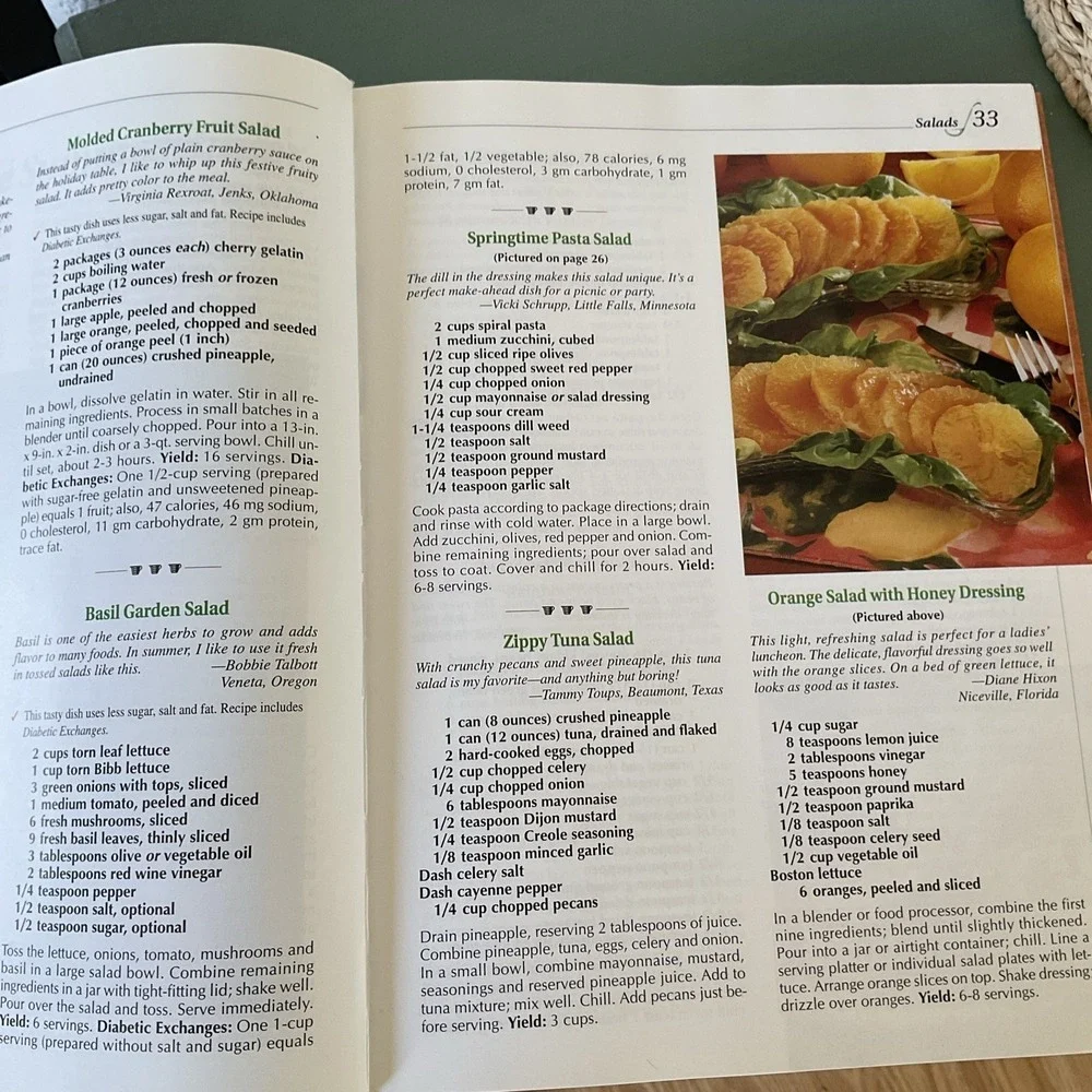 1998 TASTE OF HOME‎ ANNUAL RECIPES Cookbook Cook Book